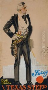 Selig Reel Drama Illustrations (group Of 7) by Daniel Sayre Groesbeck