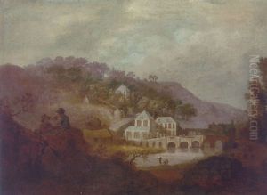 A View Of Bartholomew Sullivan's Paper Manufactory, Ironworks And Foundry Beside The River Lee, Beechmount, Near Cork