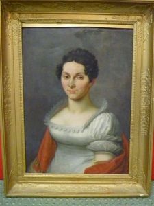 Portrait D'une Jeune Femme by Friedrich Carl Groeger