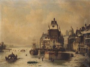 Vue Presumee De Dantzig by Reinhold Grohmann
