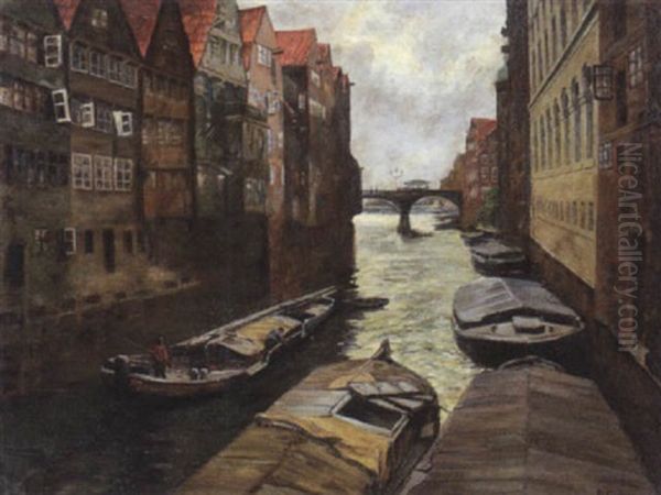 Altstadtfleet Mit Lastkahnen - view 1