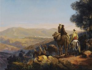 La Caravane En Vue De Constantine by Curt Victor Clemens Grolig