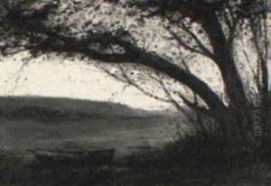 Evening On The Hudson by Albert Lorey Groll