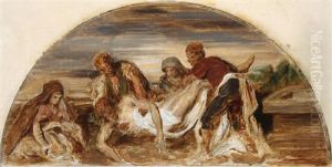 The Removal From The Cross And The Lamentation (2) by Andreas Groll