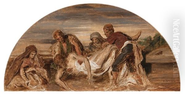 The Lamentation (+ The Removal From The Cross; Pair) - view 1