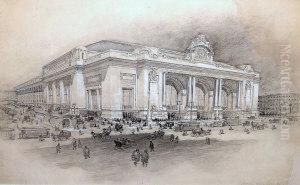 Grand Centralstation by Vernon Howe Bailey