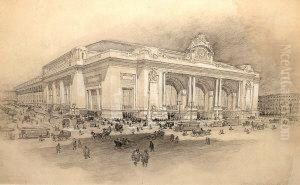 Grand Central Station by Vernon Howe Bailey