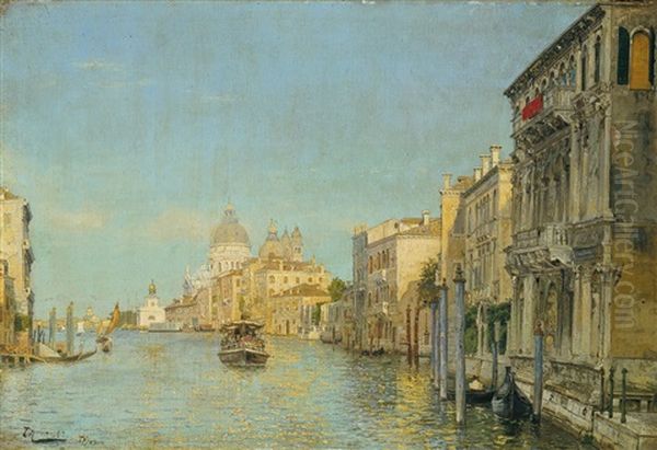 Auf Dem Canale Grande In Venedig - view 1