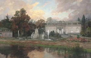 Schlos Benrath. Blick Auf Das Corps De Logis