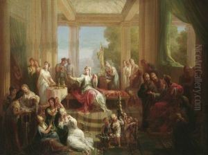 Am Hofe Der Kleopatra by Auguste Charles Grolleau