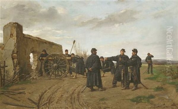Preparing The Cannon - view 1