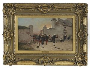 Charge De L'infantrie by Paul Louis Narcisse Grolleron
