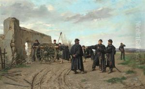 Battle Preparations by Paul Louis Narcisse Grolleron
