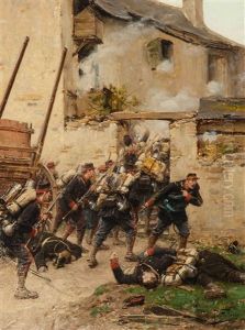 Charge De L'infanterie by Paul Louis Narcisse Grolleron