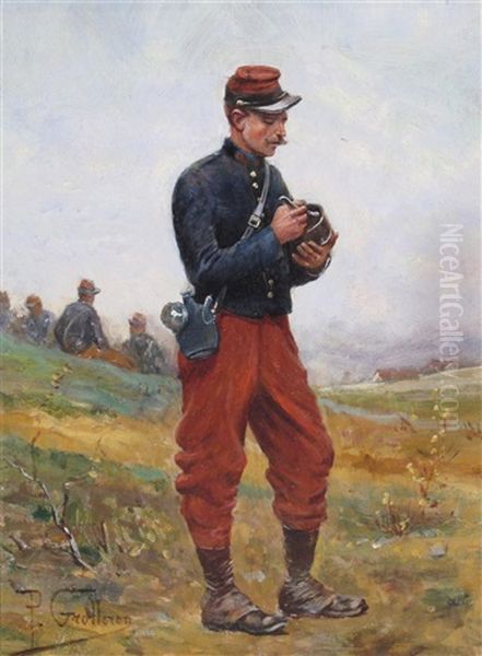 Studies Of French Soldiers (pair) - view 1