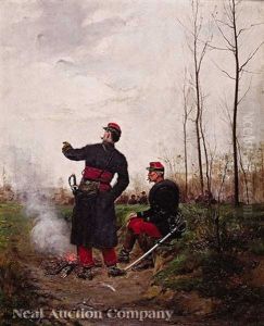 The Franco-prussian War; French Officers Planning The Attack The Franco-prussian War; French Officers Planning The Attack