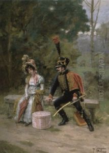 A Military Advance by Paul Louis Narcisse Grolleron