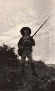 Soldier Standing Guard by Paul Louis Narcisse Grolleron