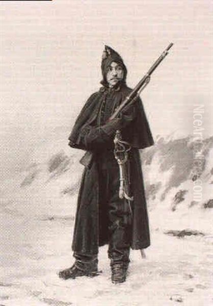 The Sentry by Paul Louis Narcisse Grolleron