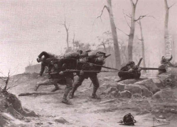 An Attack In The Franco-russian War - view 1