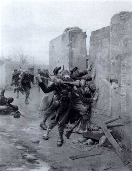 Storming A Fort During The Franco-prussian War - view 1