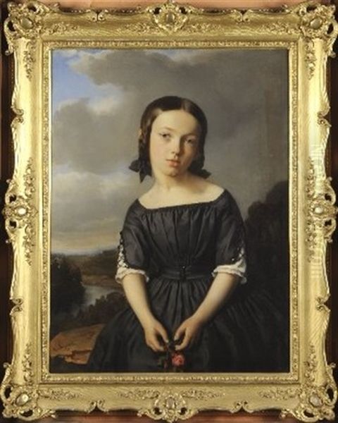 Portrait De Jeannette Defline - view 1