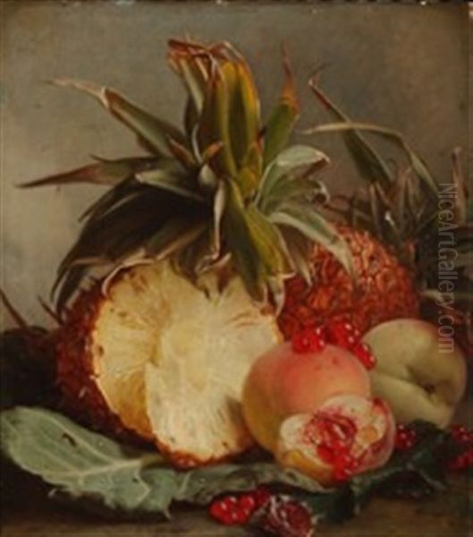 Still Life With Pineapples And Peaches - view 1