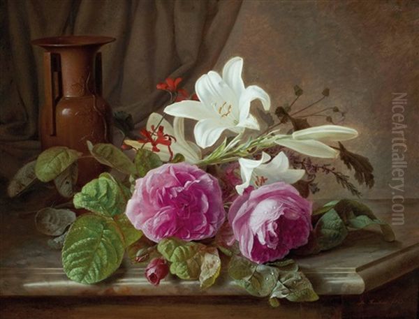 Blumenstuck Mit Antiker Vase - view 1