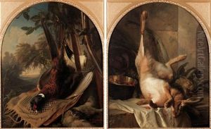 Hare (+ Pheasant; Pair) by Theude Groenland