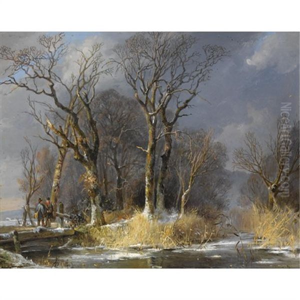 Hunters In The Snow - view 1