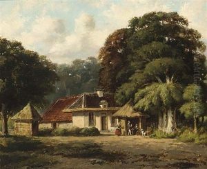Having A Drink by Frans Breuhaus de Groot