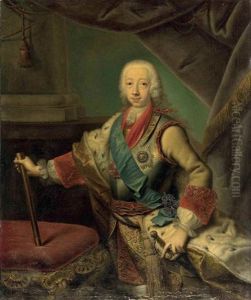 Portrait Of The Grand Duke Peter Fedorovich (1728-1762)