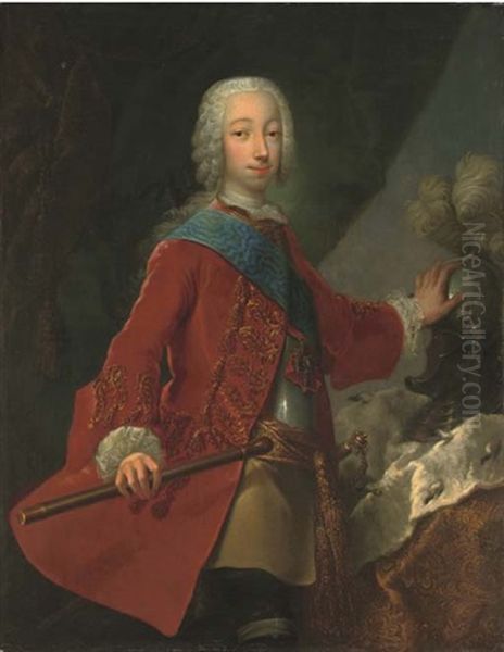 Portrait Of The Grand Duke Peter Fedorovich With A Baton - view 1