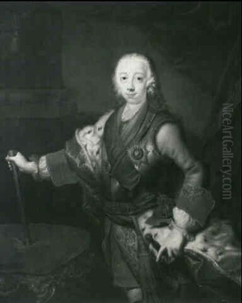 Portrait Of Grand Duke Peter Fedorovich, Later Czar Peter   Iii Of Russia - view 1