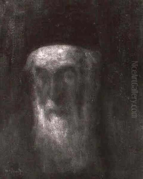 An Elderly Jew, Head And Shoulders - view 1
