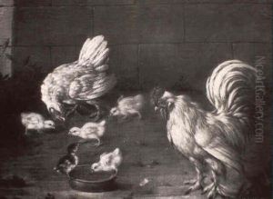 Im Huhnerhof by Johann Friedrich Grooth
