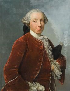 Portrait Von Beat Rudolf Fischer, Von Reichenbach by Johann Niklaus Grooth