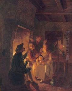A Merry Company by Jan Hendrik van Grootvelt