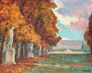 Parcul Palatului De La Versailles by Nicolae Gropeanu