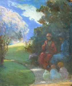 Promenade Au Parc by Nicolae Gropeanu