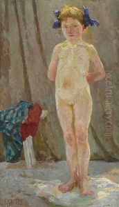 Madchen Nach Dem Bade by Johanna Luise Groppe