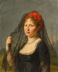 Untitled (portrait Of A Woman) by Baron Jean-Baptiste Gros