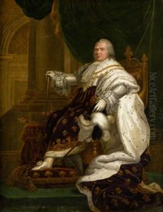 Retrato De Luis Xviii by Baron Jean-Baptiste Gros