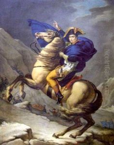 Bonaparte Franchissant Les Alpes by Baron Jean-Baptiste Gros