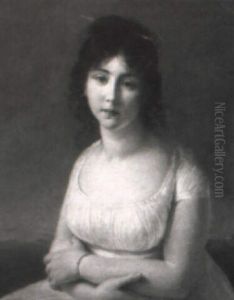 Portrait De Madame Poussielgue A 23 Ans by Baron Jean-Baptiste Gros