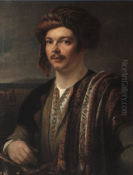 Portrait D'un Dignitaire En Costume Turc - view 1