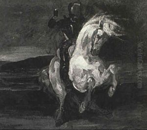 Horse And Rider by Baron Jean-Baptiste Gros