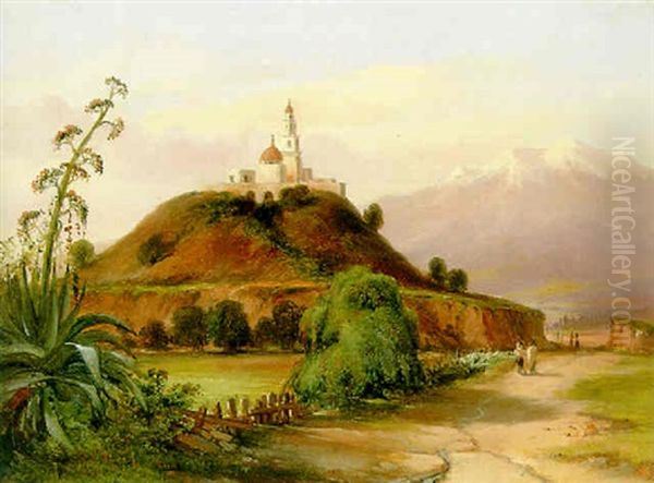 La Pyramide A Cholula Au Mexique - view 1
