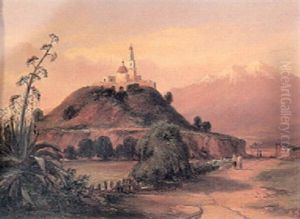 La Pyramide De Chalula by Jean Baptiste Louis (Baron Gros) Gros