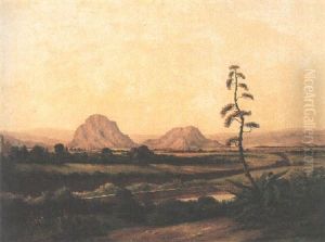 Vallee De Cuautla by Jean Baptiste Louis (Baron Gros) Gros